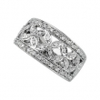 14K White Gold Diamond Ring