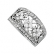 14K White Gold Diamond Ring