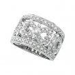 14K White Gold Diamond Ring