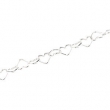 Sterling Silver 16.00 INCH HEART LINK CHAIN Heart Link Chain