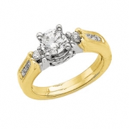 Picture of 14K Yellow White Gold Two Tone Bridal Enhancer  Diamond quality A4 (SI1 clarity G-I color)