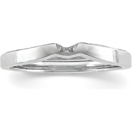 Picture of 14K White Gold #1 Band For Tulipset Solitaire