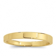 Picture of 14K Yellow Gold Flat Tapered Band