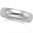 10K White Gold Comfort Fit Band