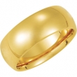 14K Yellow Gold Comfort Fit Band