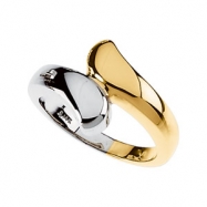 Picture of 14K Yellow White Gold Metal Fashion Ring