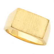 Picture of 14K Yellow Gold Signet Ring