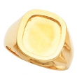 14K Yellow Gold Gents Signet Ring