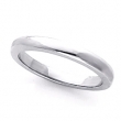14K White Gold #16 2.5-apered Bombe Solstice Band