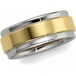 14K Yellow White Gold Two Tone Comfort Fit Band