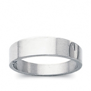 Picture of 14K White 03.00 MM Flat Tapered Band