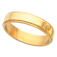 Picture of 14K Yellow Gold Flat Edge Band
