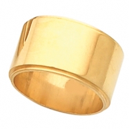 Picture of 14K Yellow Gold Flat Edge Band