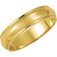 Picture of 10K Yellow 05.00 MM Half Round Edge Band