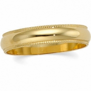Picture of 10K Yellow Gold Light Milgrain Band