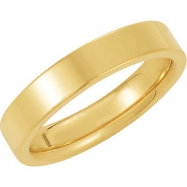 Picture of 14K Yellow Gold Flat Comfort Fit Band