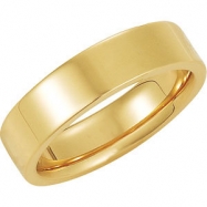 Picture of 14K Yellow Gold Flat Comfort Fit Band