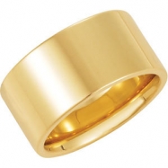 Picture of 14K Yellow Gold Flat Comfort Fit Band