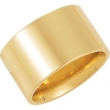 14K Yellow Gold Flat Comfort Fit Band