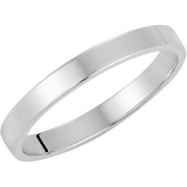 Picture of 14K White 07.00 MM Flat Band
