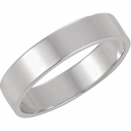 Picture of 14K White Gold Flat Band