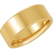 Picture of 10K Yellow 07.00 MM Flat Comfort Fit Band
