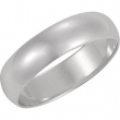 10K Yellow Gold Half Round Band