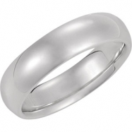 Picture of 14K White Gold Comfort Fit Band
