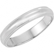 Picture of Sterling Silver Milgrain Band