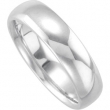 Sterling Silver Light Comfort Fit Band