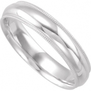 Picture of Sterling Silver Light Comfort Fit Milgrain Bd