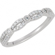 Picture of 14K White Gold Diamond Matching Band