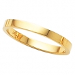 10K Yellow Gold Flat Band