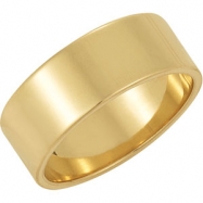 Picture of 14K Yellow Gold Flat Band