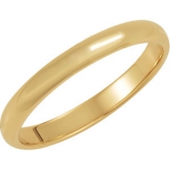 Picture of 14K Yellow 02.50 MM Half Round Band