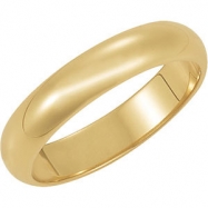 Picture of 14K Yellow 04.00 MM Half Round Band
