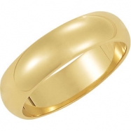 Picture of 10K Yellow 05.00 MM Half Round Band