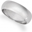 Sterling Silver 07.00 MM  HALF ROUND BAND Half Round Band