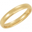 14K Yellow Gold Light Comfort Fit Band