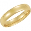 14K Yellow Gold Light Comfort Fit Band