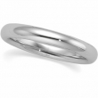 10K White Gold Comfort Fit Band
