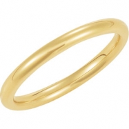 Picture of 18K Yellow Gold Comfort Fit Band