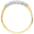 14K Yellow Gold Diamond Band