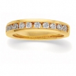 14K Yellow Gold Diamond Band