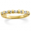14K Yellow Gold Diamond Band