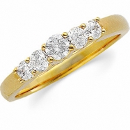 Picture of 14K Yellow Gold Diamond Anniversary Band