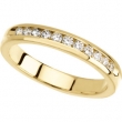 14K Yellow Gold Diamond Band