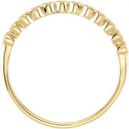 Picture of 14K Yellow Gold Diamond Anniversary Band