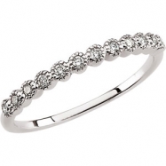 Picture of 14K White Gold Diamond Anniversary Band