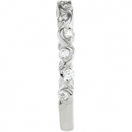 Picture of 14K White Gold Bridal Anniversary Band